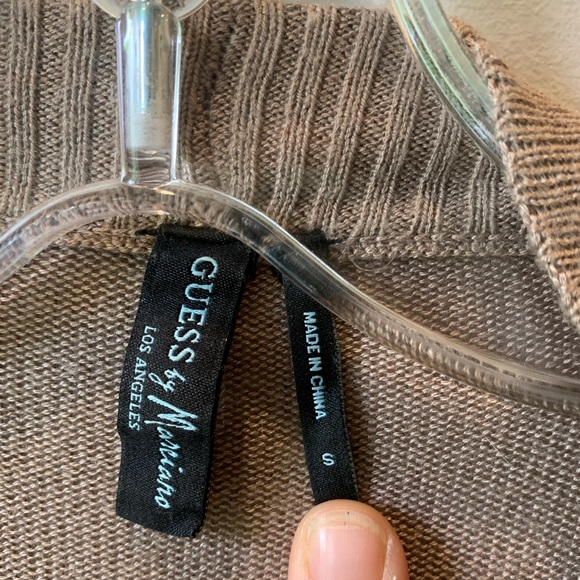 Guess by Marciano, tan cardigan, size small, - Picture 3 of 9